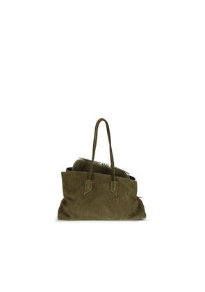 The Attico Bicolor Calf Leather Bos Taurus Shoulder Bag