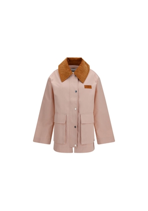 Ganni Multicolor Polyester Full-Length Jacket - S-M