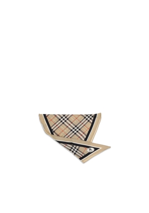 Burberry Beige Silk Scarf