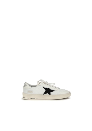 Golden Goose White Calf Leather Bos Taurus Sneakers - EU41/US8