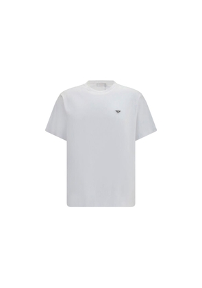 Prada White Cotton T-Shirt - L
