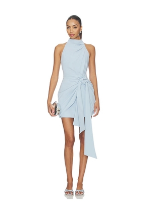 ELLIATT Anaya Halter Mini Dress in Blue. Size S. Also in XS, M, L, XL, XXL.