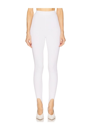 Helsa Hayleigh Stirrup Pant in Ivory. Size S. Also in XS.
