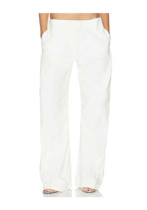 HAELO Pull On Twist Pant in White. Size S. Also in XXS, XS, M, L, XL.
