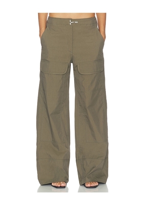 HAELO Straight Leg Cargo Pant in Army. Size S. Also in XXS, XS, M, L, XL.