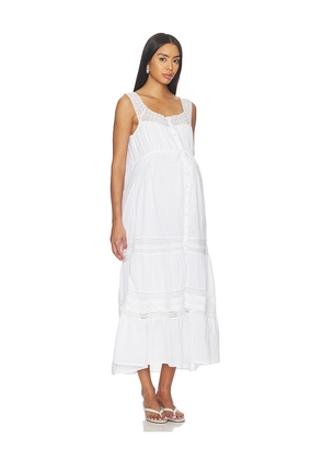 HATCH The Bianca Dress in White. Size XS. Also in S, M, L.