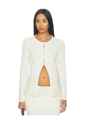 HATCH The Liana Top in Beige. Size XS. Also in S, M, L.