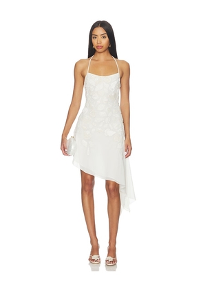 For Love & Lemons Seaside Treasure Midi Dress in White. Size 0. Also in 2, 4, 6, 8, 10.