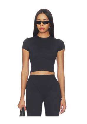 NikeSKIMS Matte Corset Crop Top in Black. Size XS. Also in S, M, L.