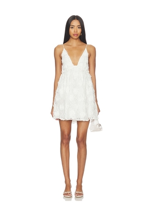 Lovers and Friends Kalin Mini Dress in White. Size XXS. Also in XS, S, M, L, XL.