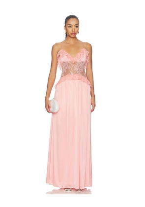 Katie May Monica Gown in Pink. Size S. Also in XXS, XS, M, L, XL.