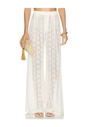 Nonchalant Label Alice Pant in Ivory. Size S. Also in XS, M.