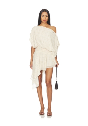Lovers and Friends Lucille Mini Dress in Tan. Size XXS. Also in XS, S, M.