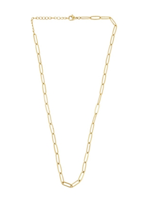 Mazin Jewels The Sydney Necklace in Metallic Gold.