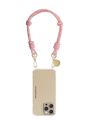 La Coque Francaise Liam Iphone Case Chain in Pink.