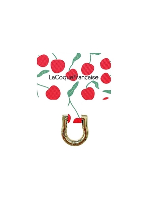 La Coque Francaise Printed Universal Adapters in Red.
