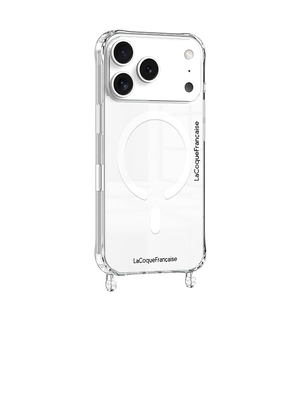 La Coque Francaise Iphone 17 Pro Max Transparent Ring Cases Magsafe in White.