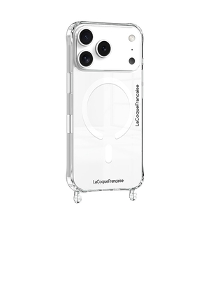 La Coque Francaise Iphone 17 Pro Transparent Ring Cases Magsafe in White.