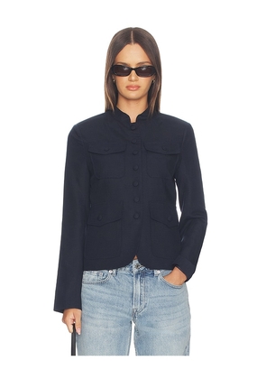 Rag & Bone Mercer Linen Blazer in Navy. Size 4. Also in 0, 2, 6, 10.
