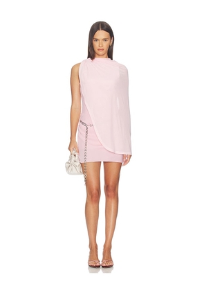 superdown Maxine Mini Dress in Pink. Size XXS. Also in XS, S, M, L, XL.