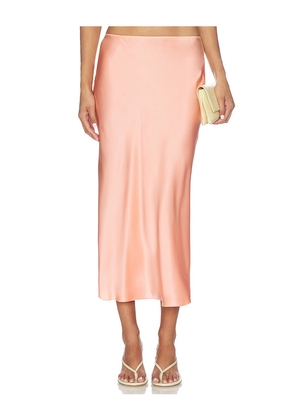 SABLYN Miranda Bias Cut Pull On Skirt in Pink. Size XS. Also in S, M, L.