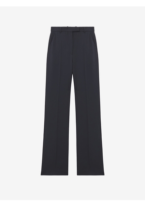 McQueen High-waisted Tailored Trousers - Blue - Women - 8