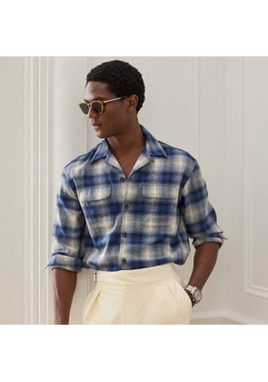Plaid Cotton-Cashmere Shirt