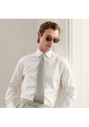 Diamond-Textured Oxford Shirt