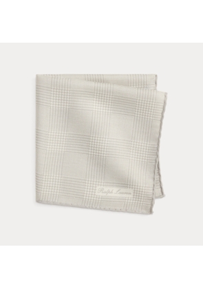 Plaid Cashmere-Silk Pocket Square