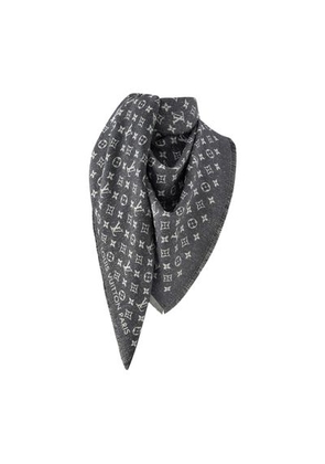 Monogram Jacquard Denim Shawl