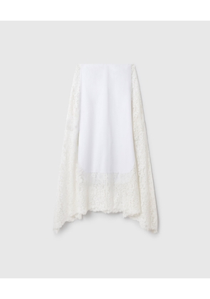 Stella McCartney - Lace Panel Midi Skirt, , Size: 42