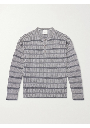 The Elder Statesman - Nimbus Striped Cashmere Sweater - Men - Gray - S