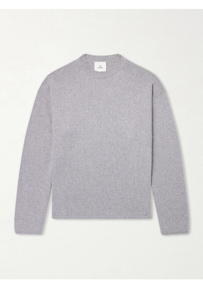 The Elder Statesman - Dume Brushed-Cashmere Sweater - Men - Gray - S