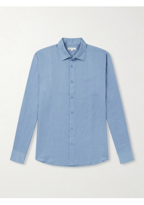 Onia - Linen and Lyocell-Blend Shirt - Men - Blue - S