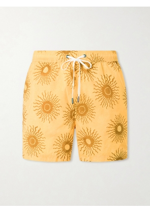 Onia - Charles Straight-Leg Printed Swim Shorts - Men - Orange - S