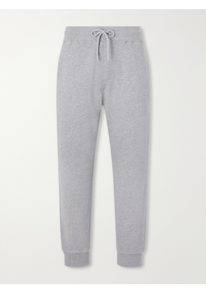 JW Anderson - Tapered Cotton-Fleece Sweatpants - Men - Gray - XS