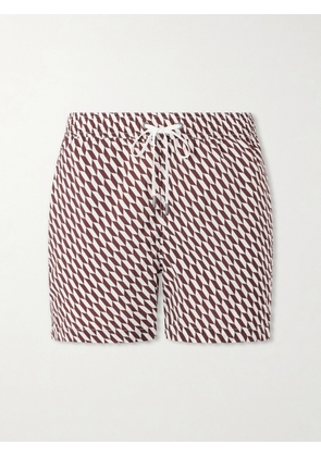 Onia - Charles Straight-Leg Printed Swim Shorts - Men - Brown - S