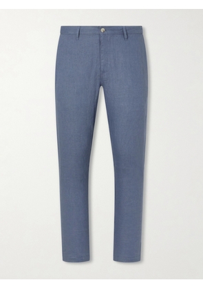 Onia - Straight-Leg Linen Trousers - Men - Blue - UK/US 30