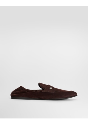 Dolce & Gabbana Pantofola - Man Driver Shoes And Loafers Brown 41