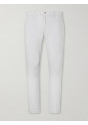 Onia - Straight-Leg Linen Trousers - Men - Blue - UK/US 30