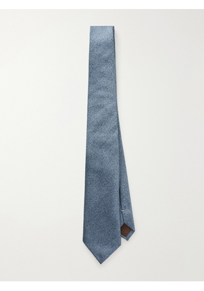 Canali - 8cm Woven Silk Tie - Men - Blue
