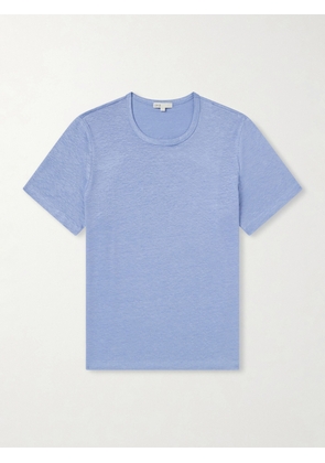 Onia - Linen-Blend Jersey T-Shirt - Men - Blue - S