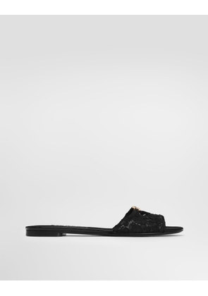 Dolce & Gabbana Ciabatta Flat - Woman Slides And Mules Black 39