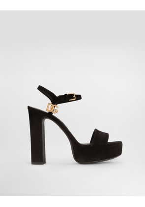 Dolce & Gabbana Sandalo Plt - Woman Sandals And Wedges Black 37.5