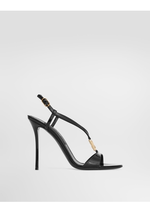 Dolce & Gabbana Sandalo - Woman Sandals And Wedges Black Leather 40.5