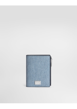 Dolce & Gabbana P.foglio Bifold - Man Wallets And Small Leather Goods Denim Onesize
