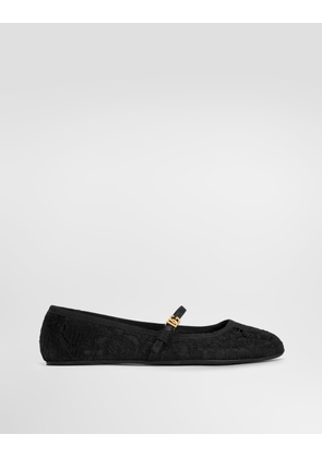 Dolce & Gabbana Ballerina - Woman Flat Shoes Black 36
