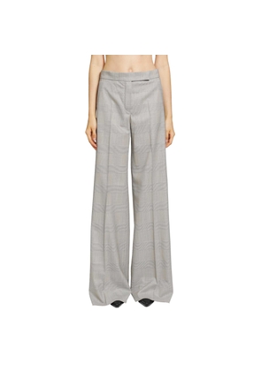 Glen Plaid Wool Trousers