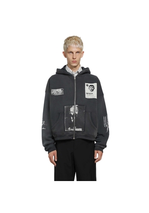 Lenin's Nap Time Assemblage Zip-Up Hoodie