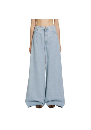 Wide Leg Denim Jeans